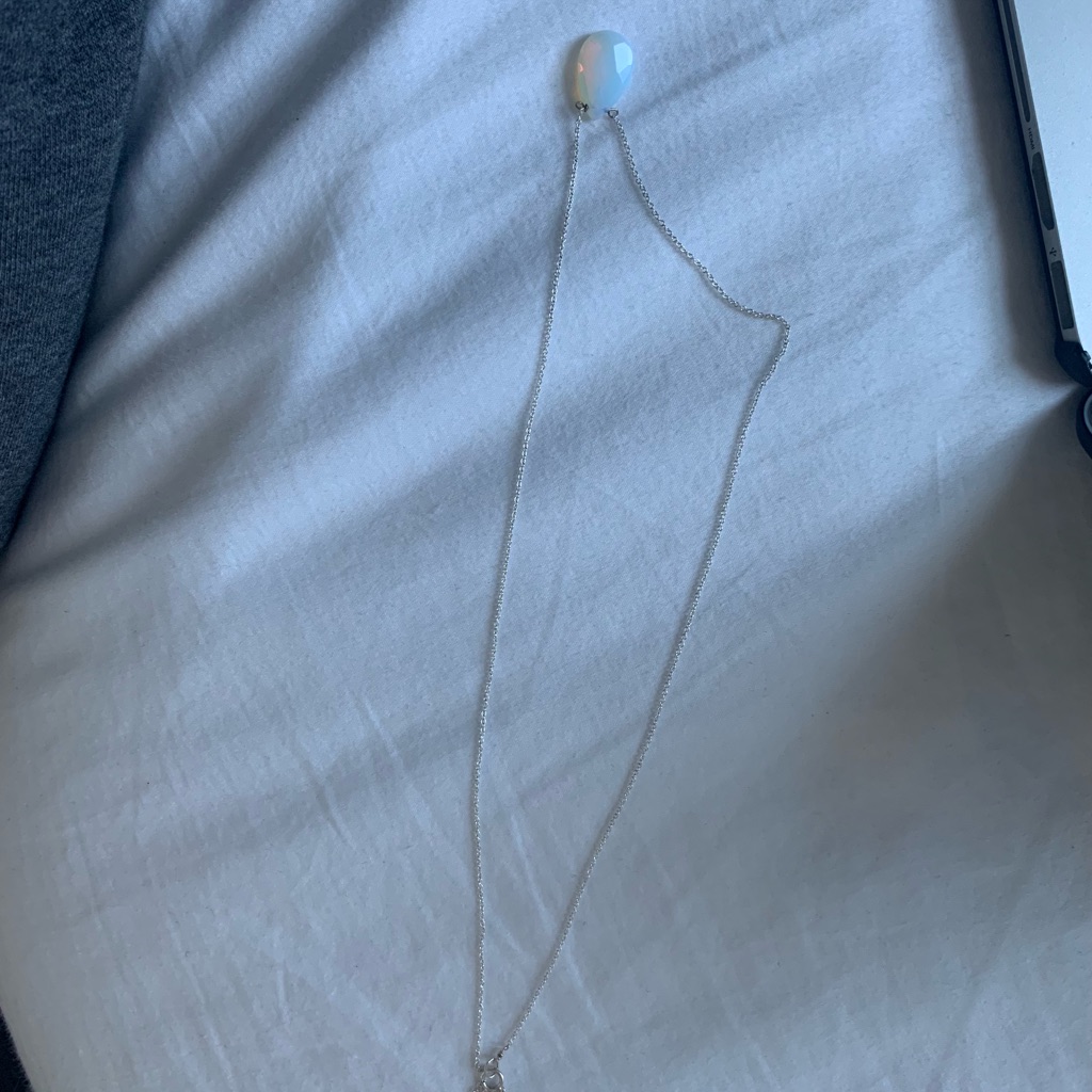 Dogeared Silver Opal Necklace 30$